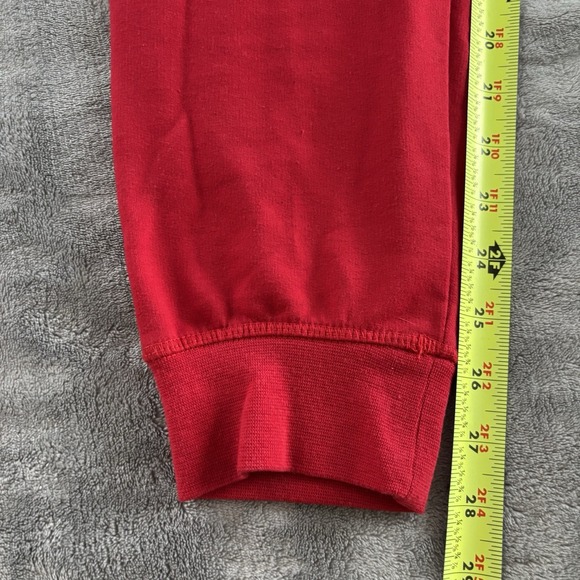 CARBON Red Joggers Sweatpants Lounge Activewear Gym Training Mens XL - Picture 10 of 11